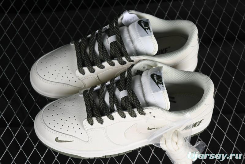 Nike SB Dunk Low Collaboration Triple Swoosh Military Green Colorway Low-Top Casual Skateboarding Shoes - NK5639-323