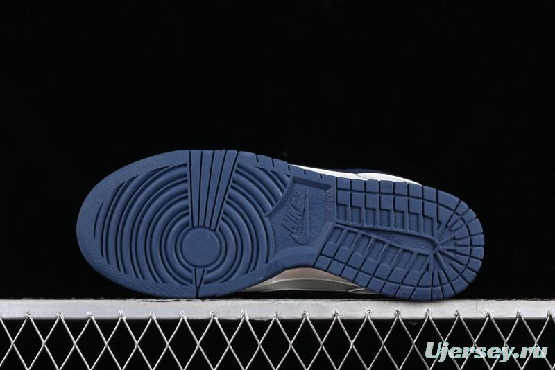 Nike SB Dunk Low UN Collaboration - Light Blue Swoosh Anniversary Custom Low-Top Casual Skate Shoes - FC1688-138