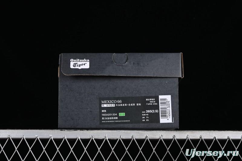 Onitsuka Tiger Mexico 66 Low-Top Leather Casual Running Shoes - 1183A201-304