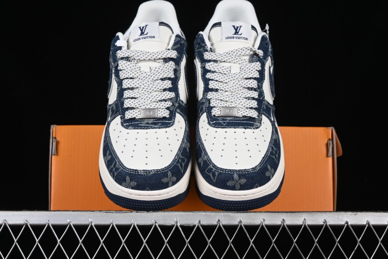 Nike Air Force 1 '07 Low LV Collaboration - Midnight Navy Low-Top Casual Sneakers - SJ2088-003