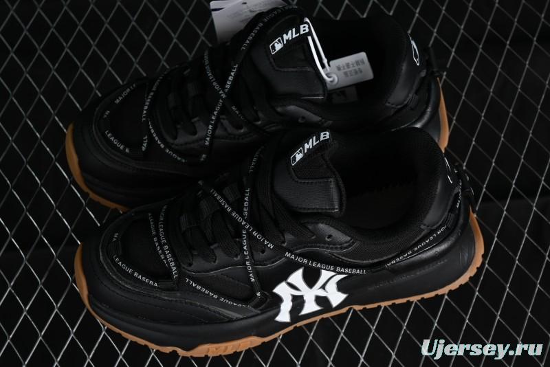 New York Yankees MLB Chunky Runner Lace Lightweight Casual Sneakers - 3ASHCRR3N50BKS