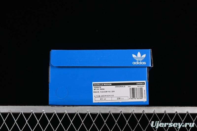 Adidas Originals Gazelle Indoor Retro Casual Slip-Resistant Wear-Resistant Low-Top Sneakers - IG9979