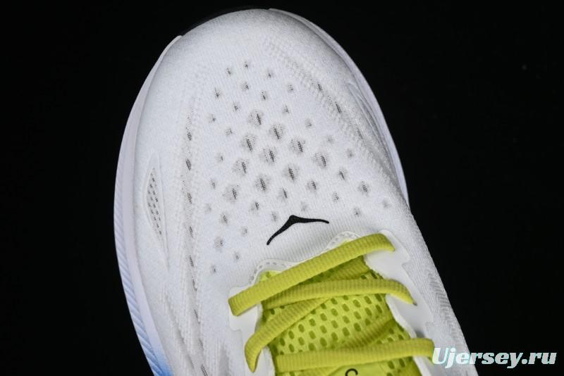 HOKA ONE ONE Clifton 9 Lightweight Knit Mesh Running Shoes with Enhanced Cushioning - 1127895 BVR