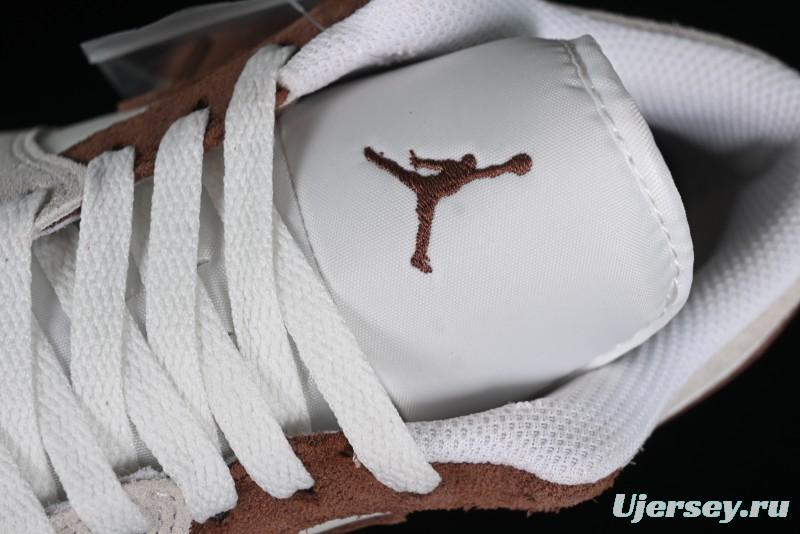 Nike Air Jordan 1 Low Retro Casual Sneakers in Grey Tan - HF1567-200