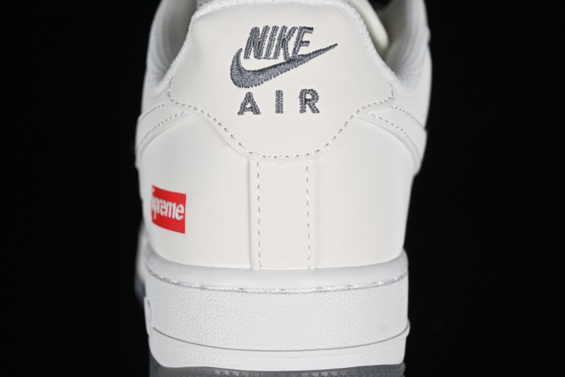 Nike Air Force 1 '07 Low LV Collaboration - White Grey Two-Tone Low-Top Casual Sneakers - XZ6188-005