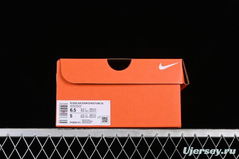 Nike Air Zoom Structure 25 2024 New Cushioning Anti-Slip Comfort Running Shoes - FV3635-171