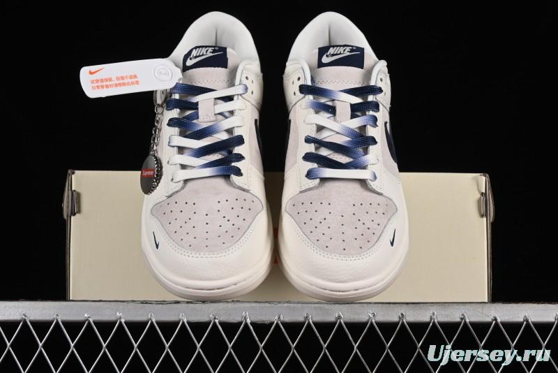 Nike SB Dunk Low Supreme Collaboration Anniversary Custom Low-Top Casual Skate Shoes - FC1688-142