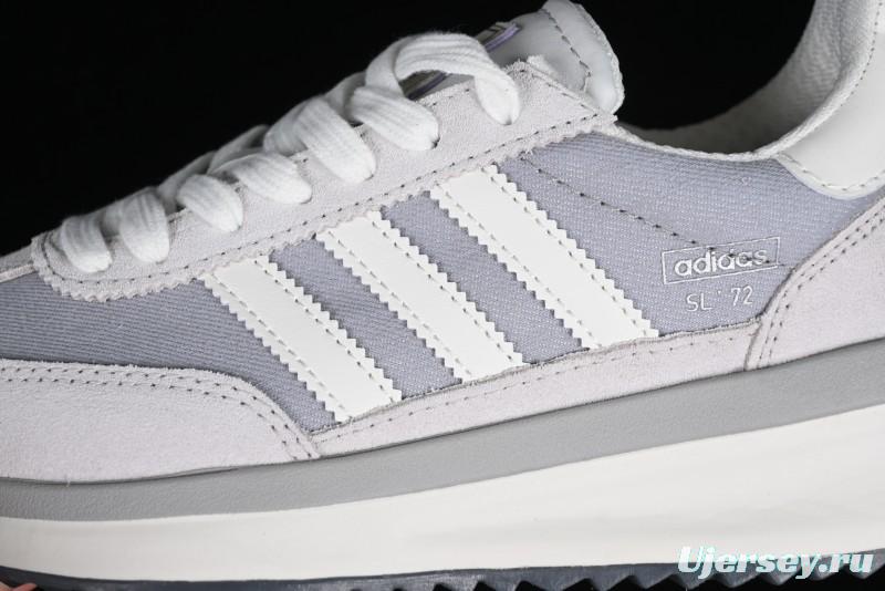 Adidas Originals SL 72 Retro Running Shoes with Nylon Upper and Rubber Outsole - JI2505