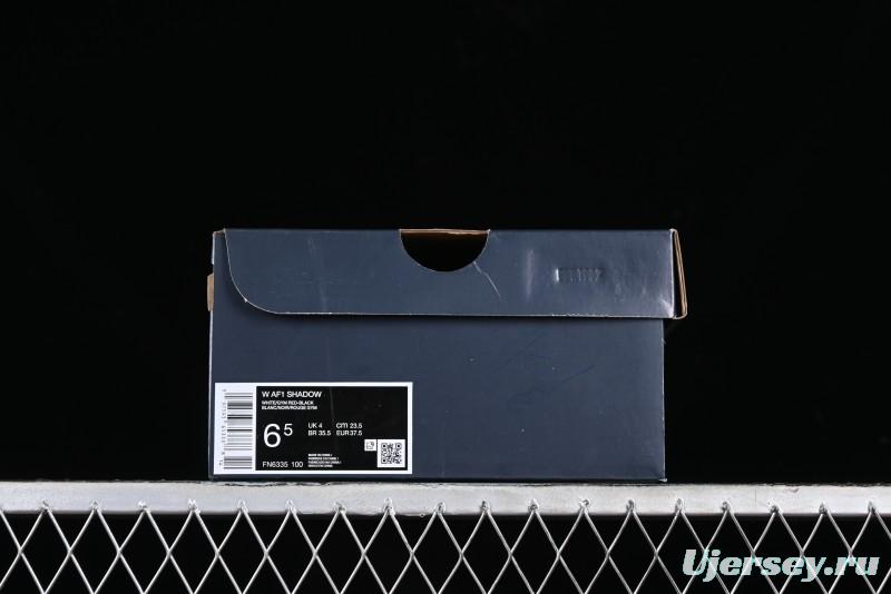 Nike Air Force 1 Shadow Lightweight Elevated Low-Top Casual Sneakers - FN6335-100