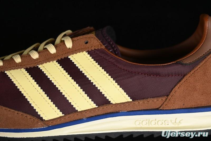 Adidas Originals SL 72 Retro Running Shoes with Nylon Upper and Suede Accents - IE3425