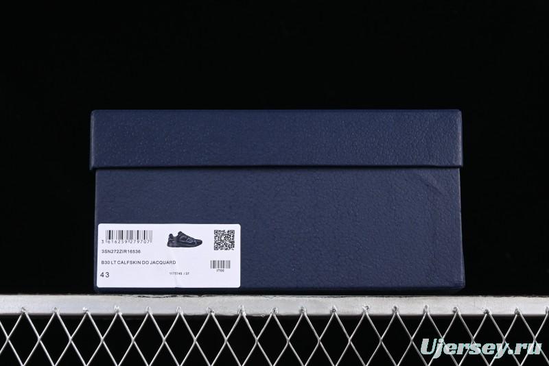 Dior B30 Sneakers with Reflective CD30 Logo and Lightweight Rubber Sole - CD30