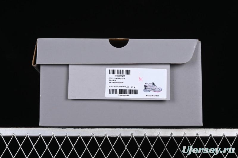 Balenciaga Runner Kith Four Color Retro Casual Sneakers - W3RMU9154