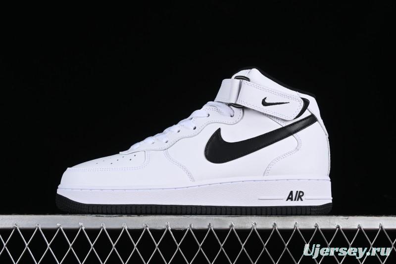 Nike Air Force 1 '07 Mid Casual Sneakers in White/Black - DV0806-101