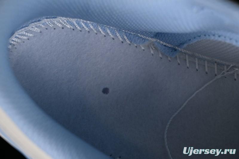 Nike SB Dunk Low Supreme Collaboration - Sky Blue Canvas Anniversary Custom Low-Top Casual Skate Shoes - BB6698-513