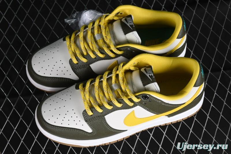 Nike Dunk Low Retro Low Premium "Avocado" SB Casual Skate Shoes - FV3629-371