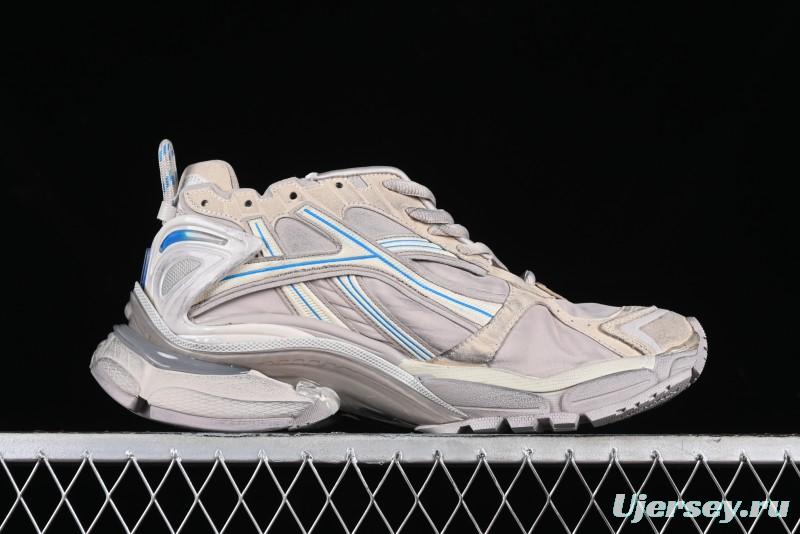 Balenciaga Runner Kith Four Color Retro Casual Sneakers - W3RNY2240