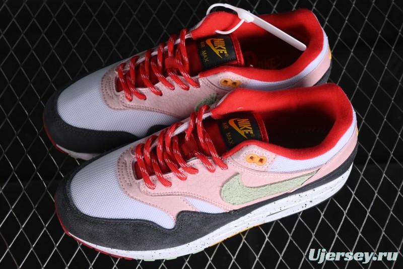 Nike Air Max 1 Retro Running Shoes with Half-Sole Air Cushion - FZ4133-640