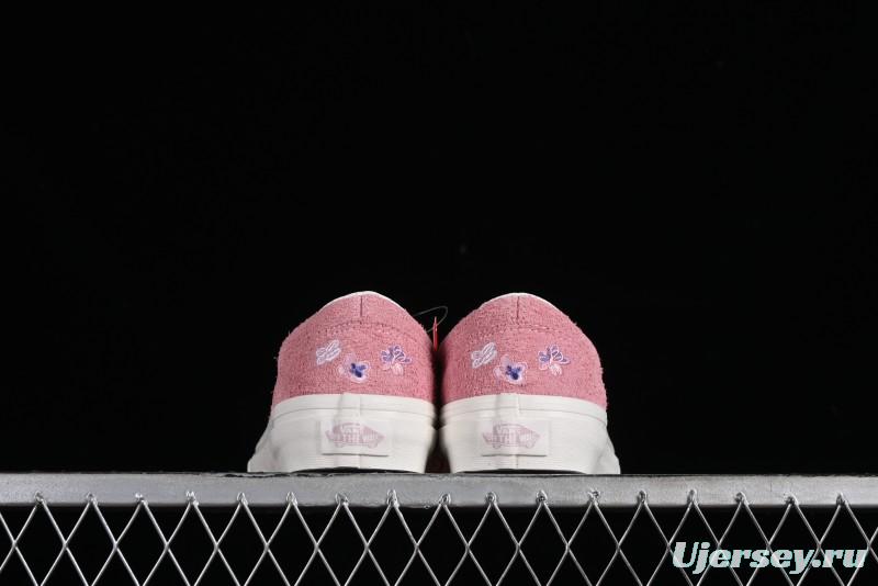 Vans Style 36 Low-Top Skate Shoes with Pink Embroidery - VN000CRPGRN