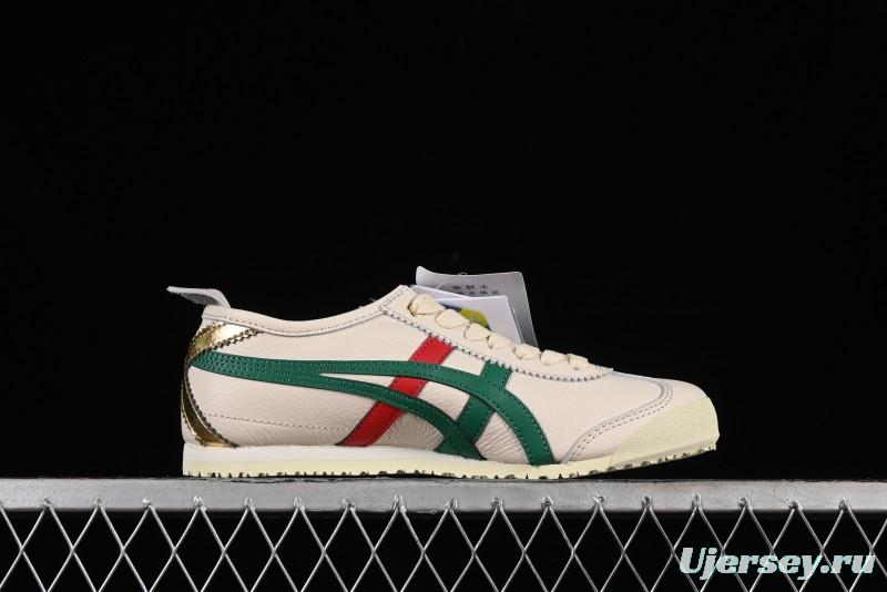 Onitsuka Tiger Mexico 66 Low-Top Leather Sneakers for Casual Running - 1183B511-200