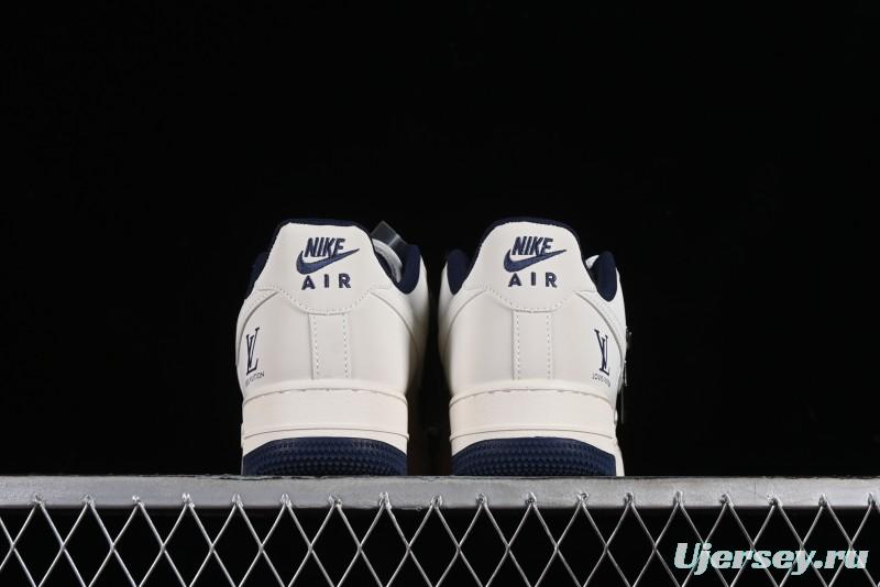 Nike Air Force 1 '07 Low LV Collaboration - Off White Double Swoosh Casual Sneakers - XZ6188-002