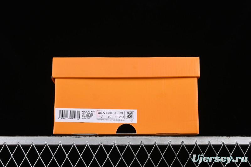 Nike Air Jordan 1 Low OG SP Travis Scott x Fragment Design Retro Sneakers - LX1988-800