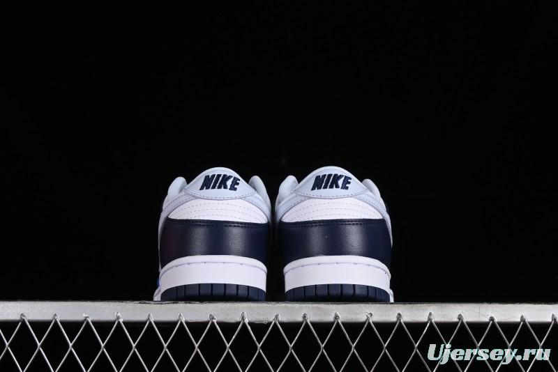 Nike SB Dunk Low Casual Skate Shoes in Black, White, and Blue - FQ8826-100