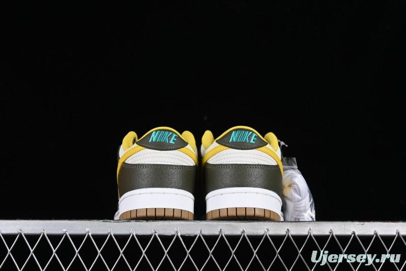 Nike Dunk Low Retro Low Premium "Avocado" SB Casual Skate Shoes - FV3629-371