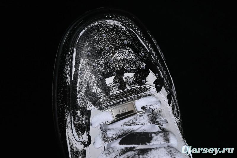 Nike Air Force 1 '07 Low Custom Hand-Painted 2D Industrial Scene Casual Sneakers - 315122-311