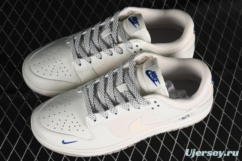 Nike SB Dunk Low White Pearl Anniversary High-End Custom Low-Top Casual Skate Shoes - XB3802-346