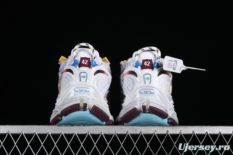 Balenciaga Runner Kith Four Color Retro Casual Sneakers - W3RBMU9754