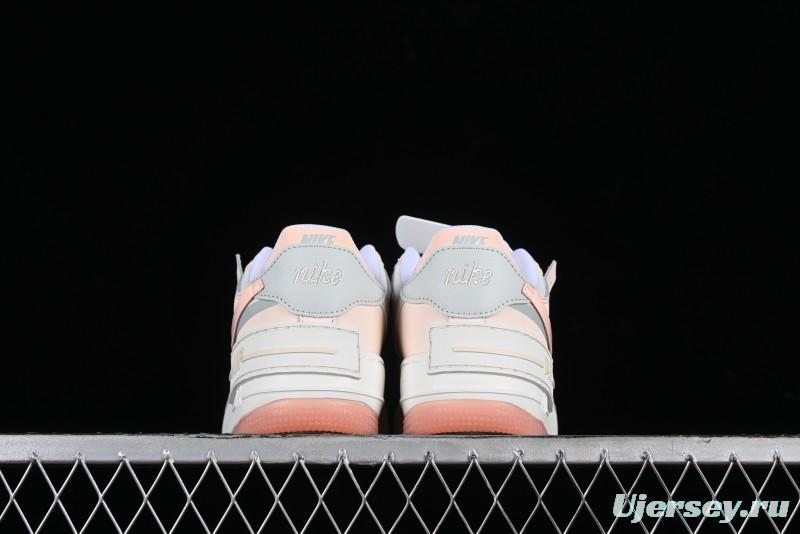 Nike Air Force 1 Shadow Low-Top Sneakers with Lightweight EVA Midsole - DZ1847-105