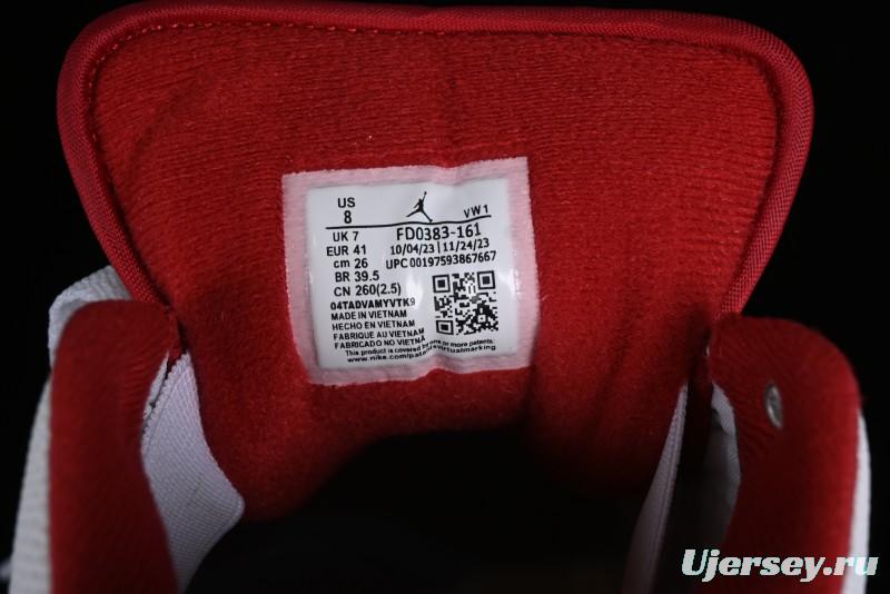 Nike Air Jordan 2/3 Retro Low Top Basketball Shoes in White/Red - FD0383-161