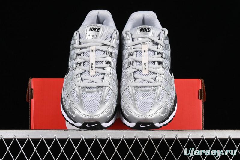 Nike P-6000 Retro Casual Sneakers Dad Shoes with Layered Design - FD9876-101