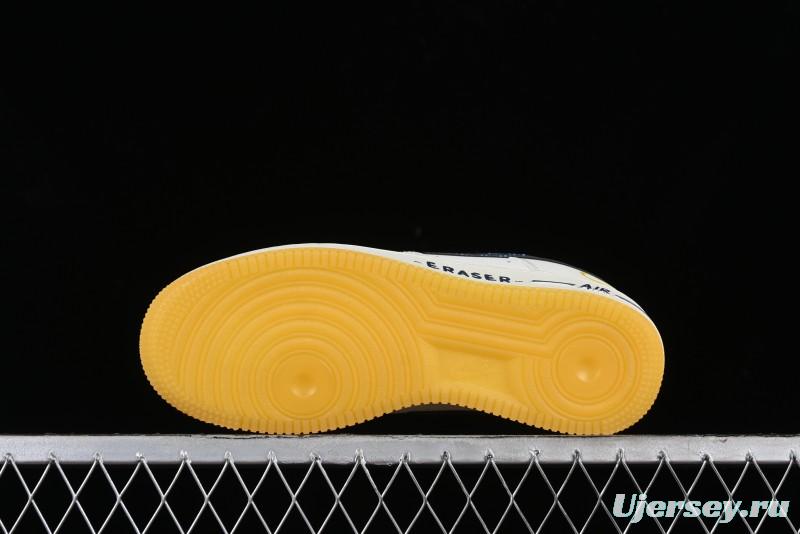 Nike Air Force 1 '07 Low "Eraser" Casual Sneakers - XC2351-330