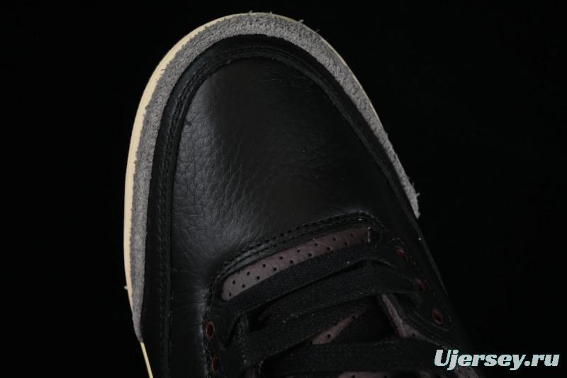 Nike A Ma Maniere x Air Jordan 3 Retro Black Sneakers - FZ4811-001