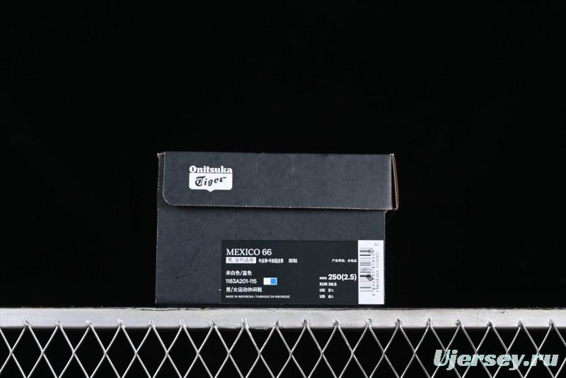 Onitsuka Tiger Mexico 66 Low-Top Leather Running Shoes - 1183A201-115