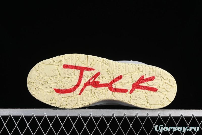 Nike Travis Scott x Jordan Cut The Check AJ1 Basketball Shoes with Velcro Strap - FZ8117-003