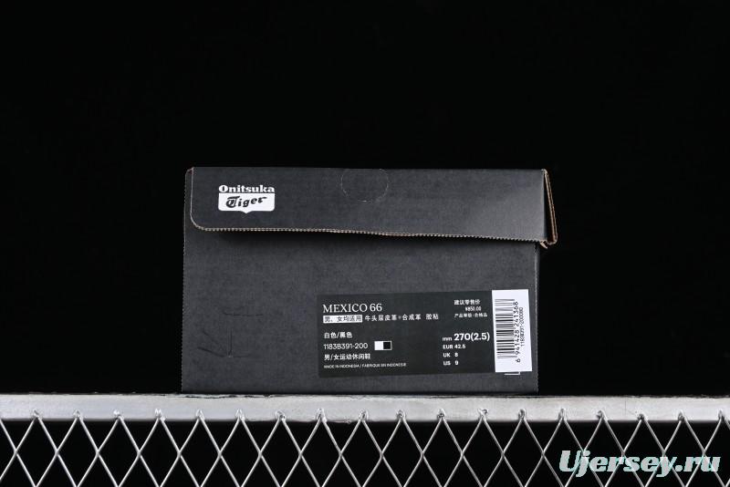 Onitsuka Tiger Mexico 66 Low-Top Leather Casual Running Shoes - 1183B391-200