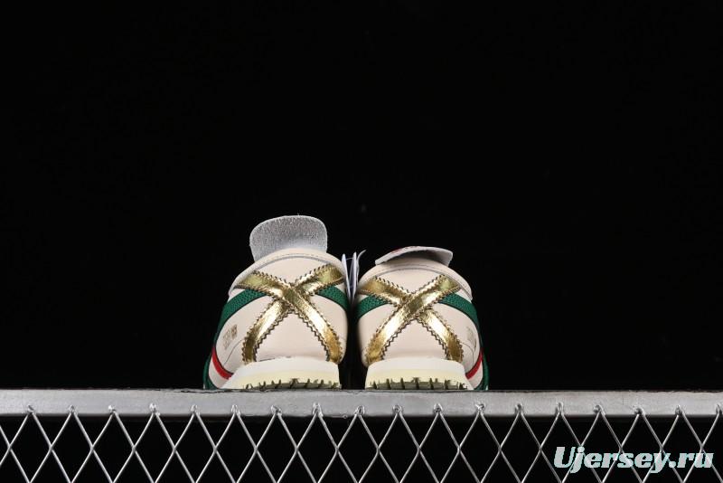 Onitsuka Tiger Mexico 66 Low-Top Leather Sneakers for Casual Running - 1183B511-200