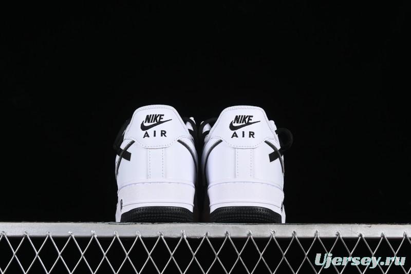 Nike Air Force 1 '07 Low Anime Theme Custom Swoosh Strap Low-Top Casual Sneakers - ZH0316-026