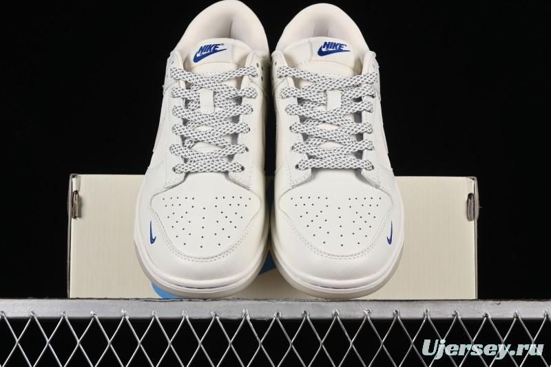Nike SB Dunk Low White Pearl Anniversary High-End Custom Low-Top Casual Skate Shoes - XB3802-346