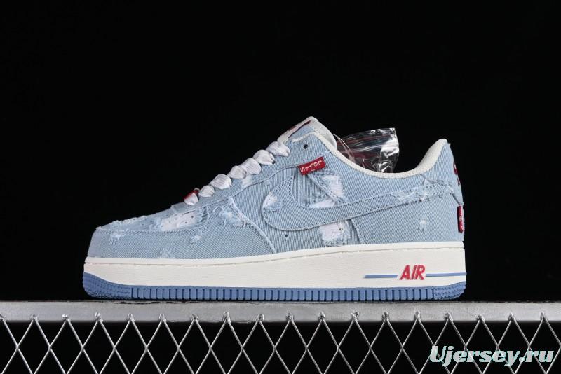 Levi's x Nike Air Force 1 '07 Low Denim Casual Sneakers - CH2211-168