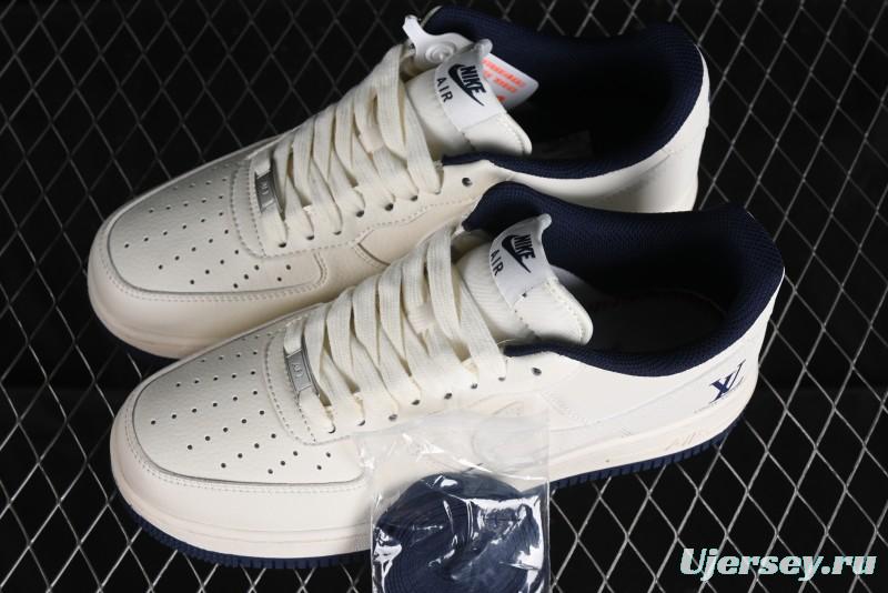 Nike Air Force 1 '07 Low LV Collaboration - Off White Double Swoosh Casual Sneakers - XZ6188-002