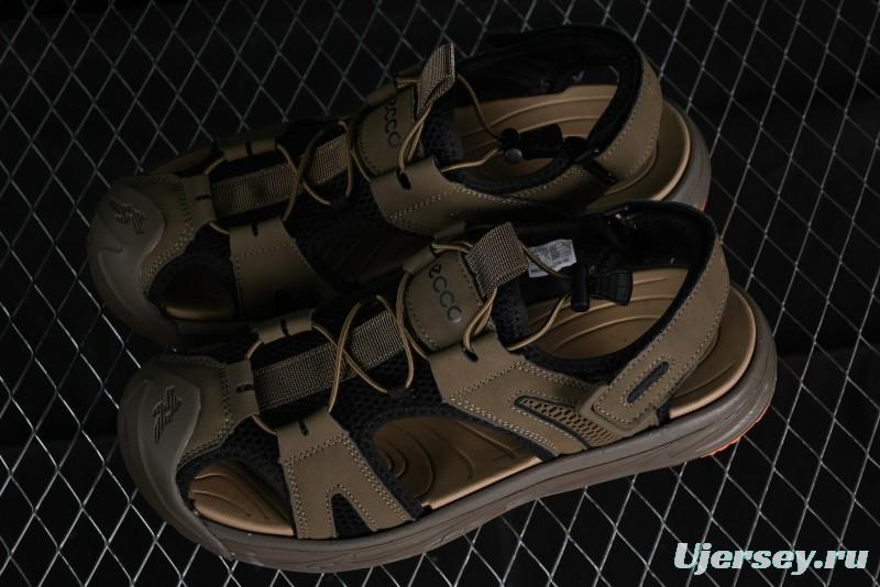 ECCO Offroad Series 2024 Summer New Outdoor Beach Sandals with Anti-Collision Toe and MD Massage Insole - 63133001002