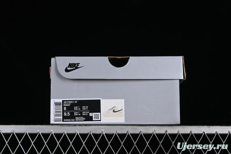 Nike Air Force 1 '07 Low Custom Cappuccino Anime-Themed Spray-Painted Casual Sneakers with Strap - ZH0316-019