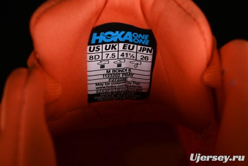 HOKA ONE ONE Bondi 8 Functional Cushioned Running Shoes - 1123202 PBAY