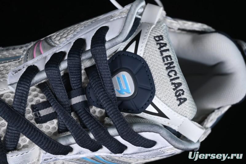 Balenciaga Runner Kith Four Color Retro Casual Sneakers - W3RMU9154