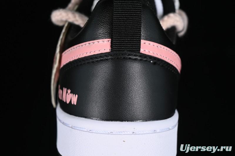 Nike Court Borough Low 2 Berry Worry Playful Cute Trendy Retro Low-Top Casual Sneakers - BQ5448-110