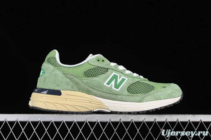 New Balance Made In USA M993 Series Classic Retro Running Shoes - U993WG