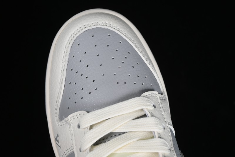 Nike SB Dunk Low LV Collaboration - Beige Silver Gray Anniversary High-End Custom Low-Top Casual Skate Shoes - BB8766-210